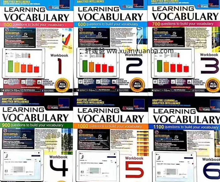 《SAP Learning Vocabulary L1-L6》新加坡词汇原版英文教材 PDF 百度网盘下载