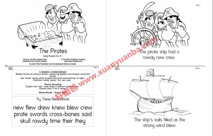 英语启蒙自然拼读《Fantastic Phonics 三个系列》共60本解码读物 PDF百度云网盘下载