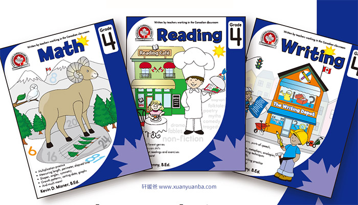 《Learning Essentials Grade 4》数学阅读写作培养练习册PDF 百度云网盘下载