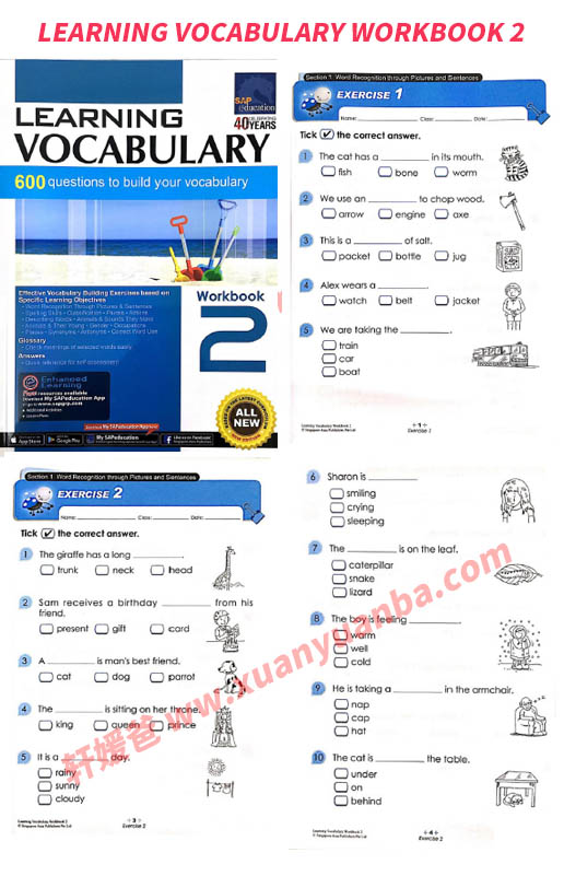 《SAP Learning Vocabulary L1-L6》新加坡词汇原版英文教材 PDF 百度网盘下载