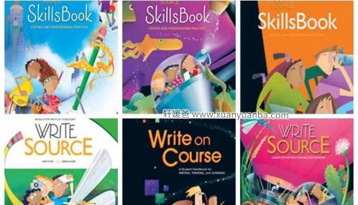全球顶尖写作教材《Write Source》Grade 1-12 全套孩子写作MP3英文练习册PDF 百度云网盘下载
