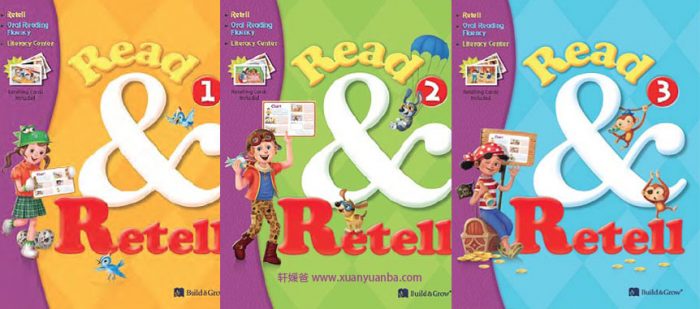 《Read and retell系列1-3册》教材+练习册（附答案）+音频 PDF 百度云网盘下载