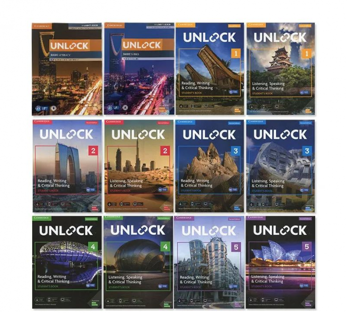 《Unlock Basic-L5》剑桥顶级英文原版教材 2nd Edition 学生书+音频+视频 PDF MP3百度云网盘下载