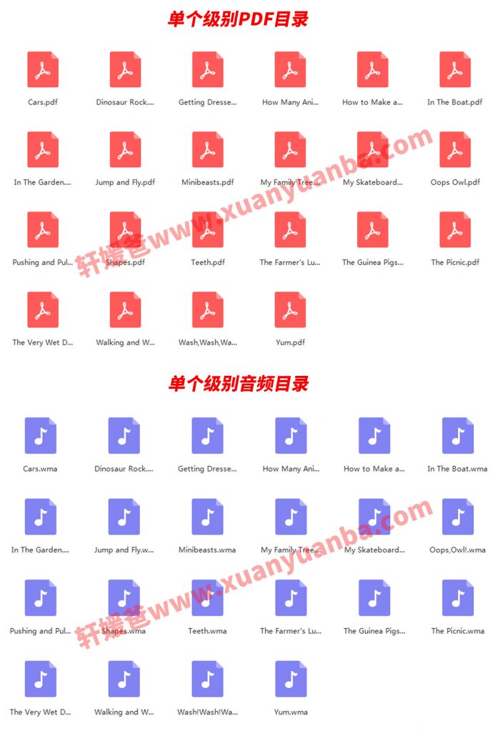 《大猫分级阅读》第1级~第11级全套 适合4~15岁孩子MP3+PDF 百度云网盘下载