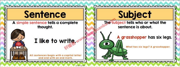 《Grammar Poster Pack》80张英语语法海报 PDF 百度网盘下载