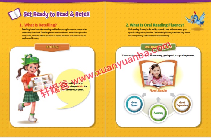 《Read and retell系列1-3册》教材+练习册(附答案)+音频 PDF 百度云网盘下载