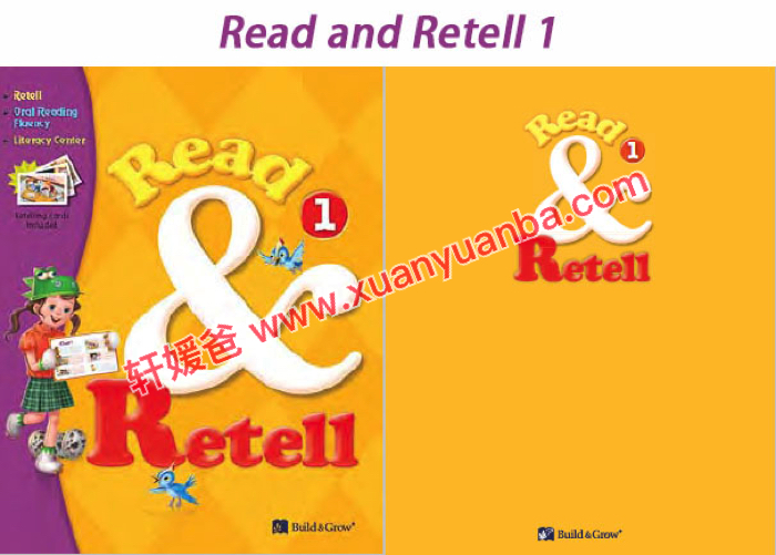 《Read and retell系列1-3册》教材+练习册(附答案)+音频 PDF 百度云网盘下载