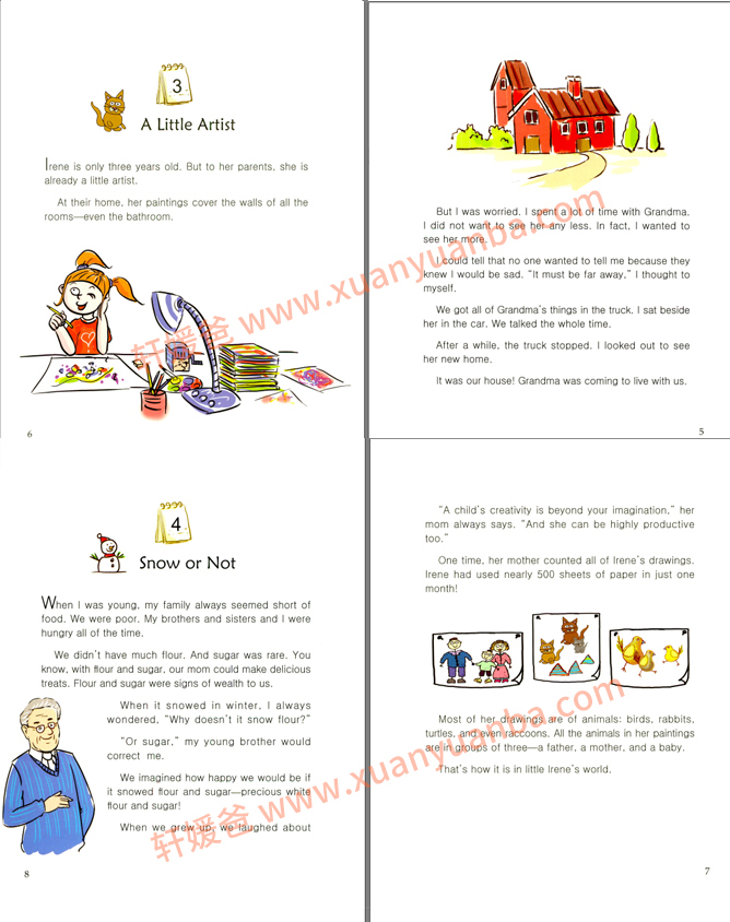 《One story a day》系列英文绘本幼、小、中三级别PDF+MP3 百度云网盘下载