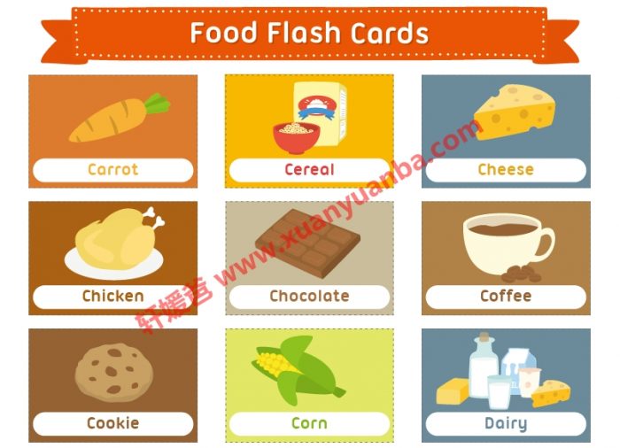 《43大主题英语彩色单词卡》帮孩子轻松掌握1600+词汇 百度云网盘下载