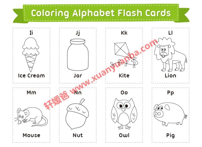 《43大主题英语彩色单词卡》帮孩子轻松掌握1600+词汇 百度云网盘下载