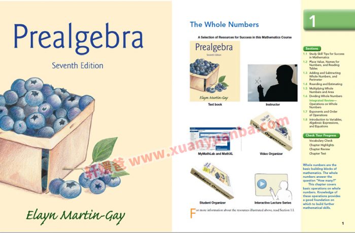 《Prealgebra》预代数美国小学数学课程 PDF百度云网盘下载