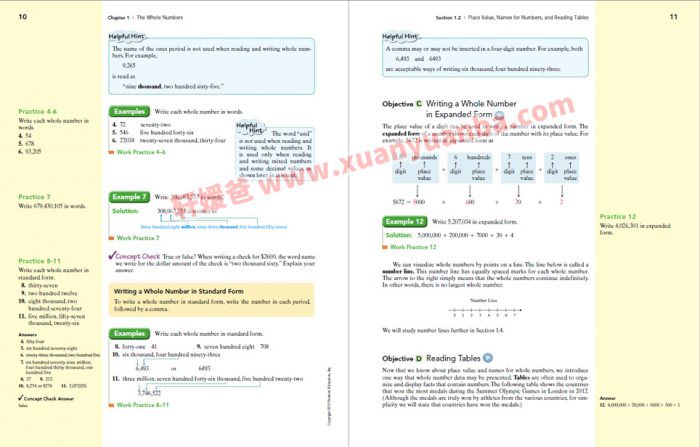 《Prealgebra》预代数美国小学数学课程 PDF百度云网盘下载