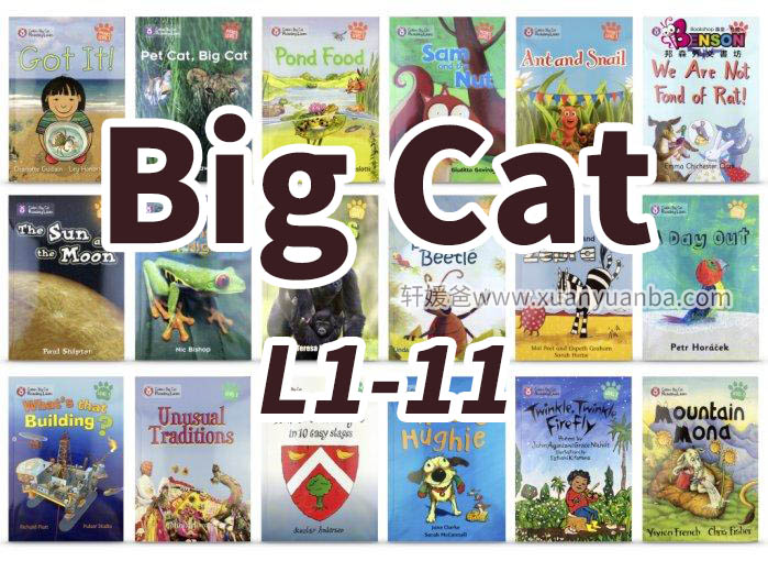 《大猫分级阅读》第1级~第11级全套 适合4~15岁孩子MP3+PDF 百度云网盘下载