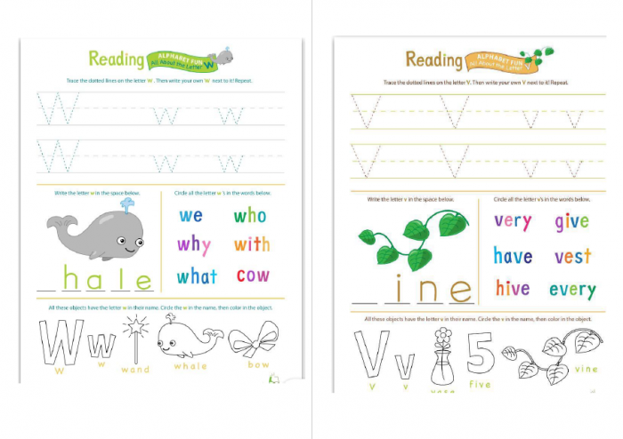 《 Alphabet Worksheets 9 Set》9套不同的26个英文字母作业纸合集 PDF百度云网盘下载