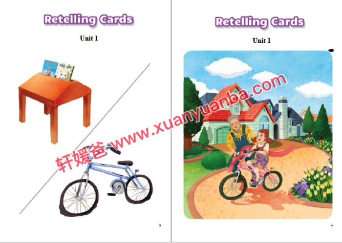 《Read and retell系列1-3册》教材+练习册(附答案)+音频 PDF 百度云网盘下载