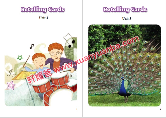 《Read and retell系列1-3册》教材+练习册(附答案)+音频 PDF 百度云网盘下载