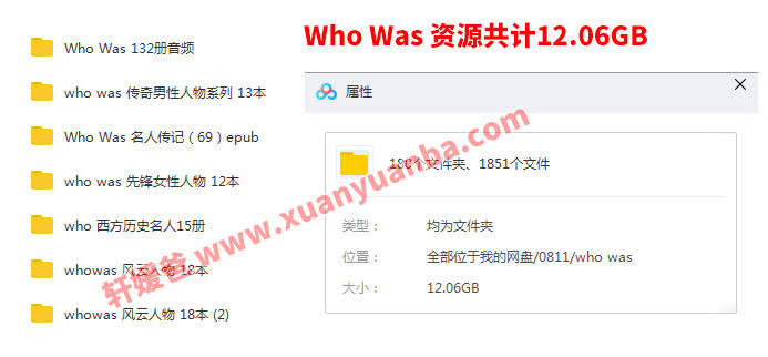 《Who Was 世界名人精选传记》让孩子感受榜样的力量 百度云网盘下载