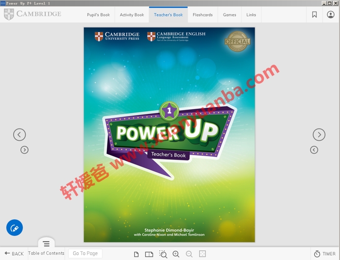 《剑桥Power Up L1-6级》Start Smart-1-6白板软件课件学生教师书闪卡游戏  PDF 百度网盘下载