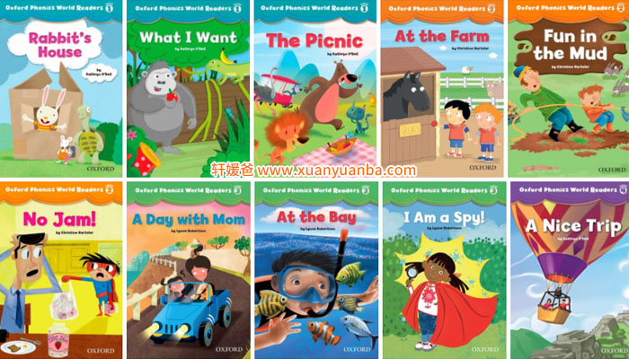 Oxford Phonics World Readers L1 – L5》牛津英文绘本高清共15本PDF+ 