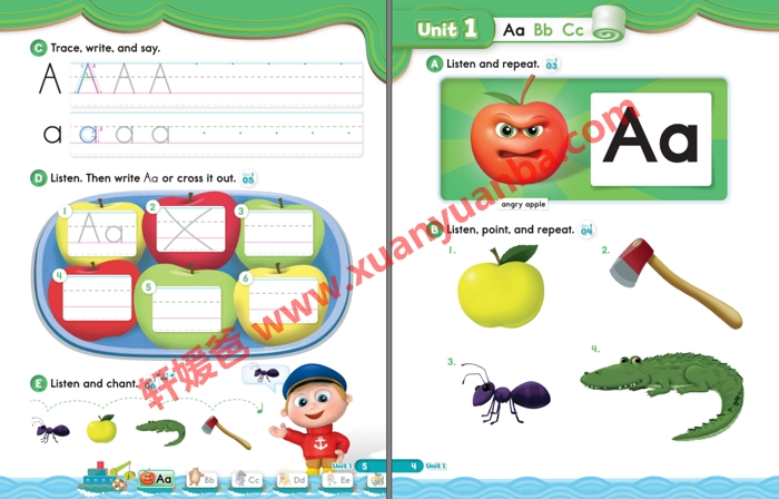 《Oxford Phonics World牛津拼读世界1-5册》高清PDF音频视频游戏软件全套含课件 百度云网盘下载