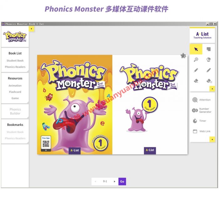 《Phonics Monster系列》 韩国自然拼读教材英语学习教材 百度云网盘下载
