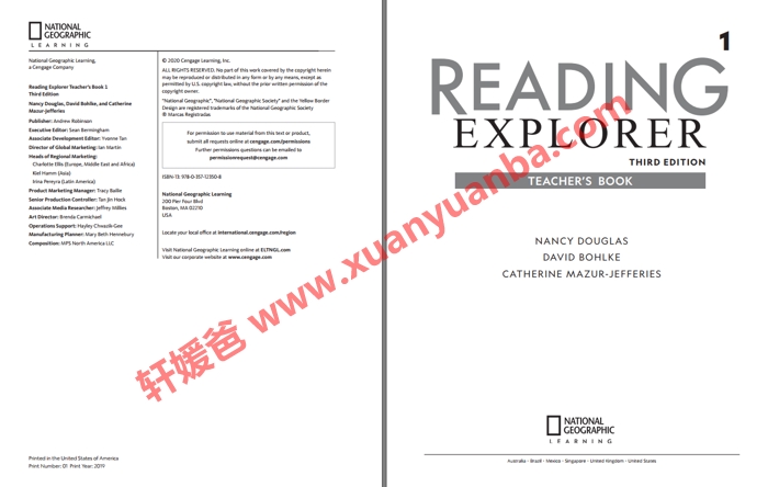 《Reading Explorer第三版最新》阅读理解 教师书+学生书+答案+视频+音频+词汇表 百度网盘下载