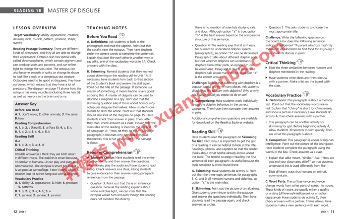 《Reading Explorer第三版最新》阅读理解 教师书+学生书+答案+视频+音频+词汇表 百度网盘下载