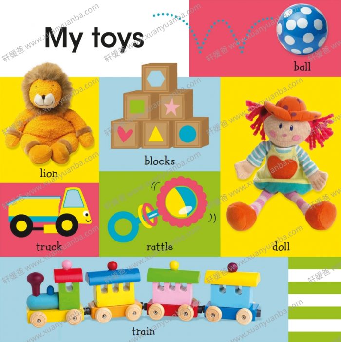 《100 First Words 语言认知书》婴幼儿启英语蒙绘本16P PDF百度云网盘