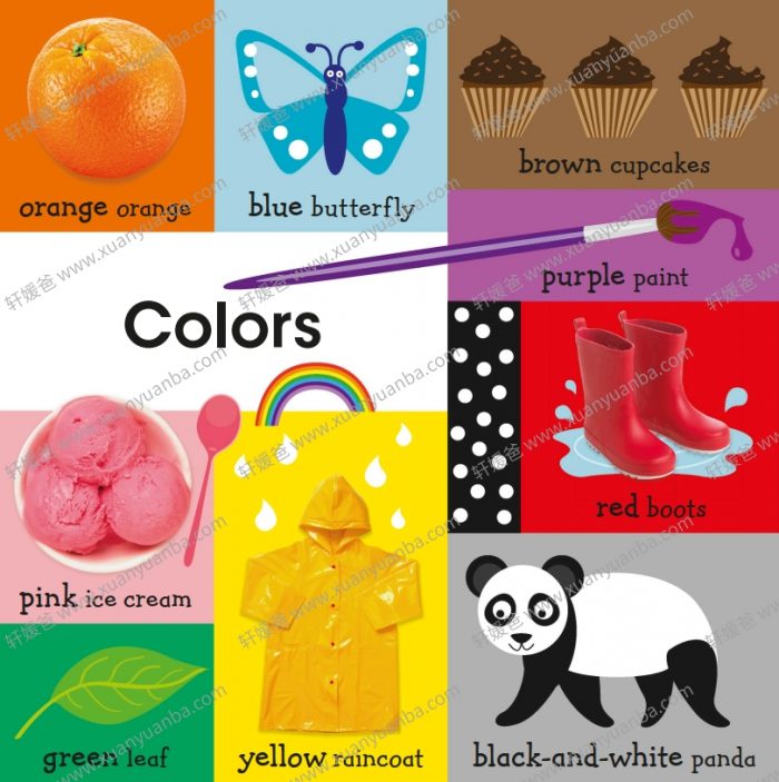 《100 First Words 语言认知书》婴幼儿启英语蒙绘本16P PDF百度云网盘