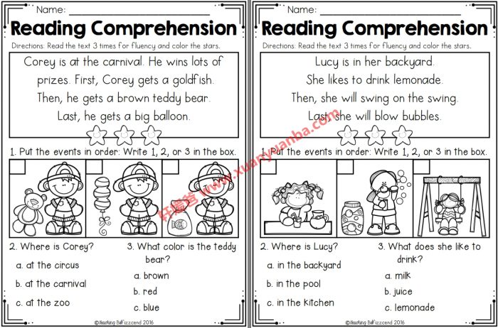 《Reading Comprehension 系列》英文阅读理解排序练习练习册10册初级阅读PDF 百度云网盘下载