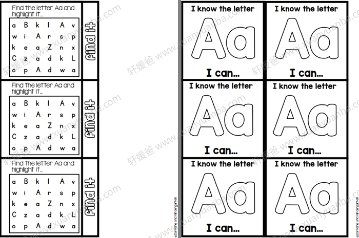 《Alphabet Crafts and interactive books》26个字母练习手工 270页 PDF格式百度云网盘下载