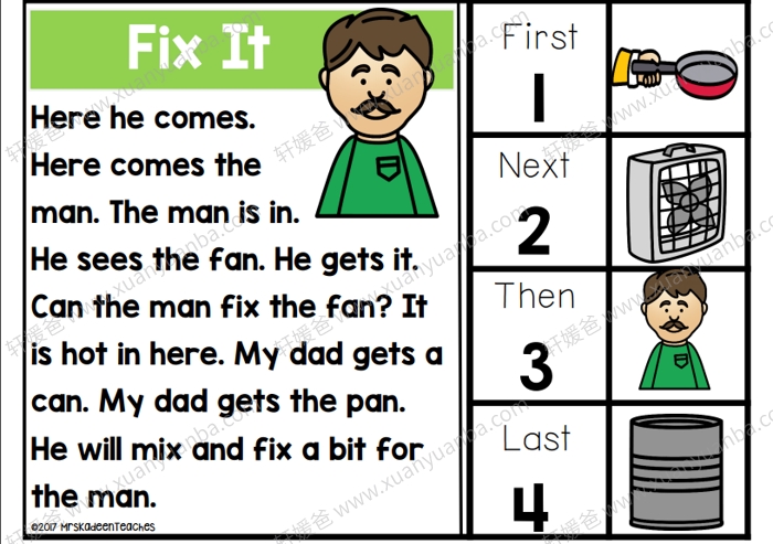 《Sequencing Mats Reading》阅读理解排序练习册2本 PDF百度云网盘下载