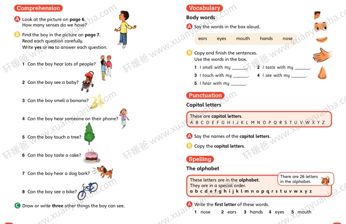 《Nelson1-6册》牛津尼尔森自然拼读教材练习册 PDF百度云网盘下载