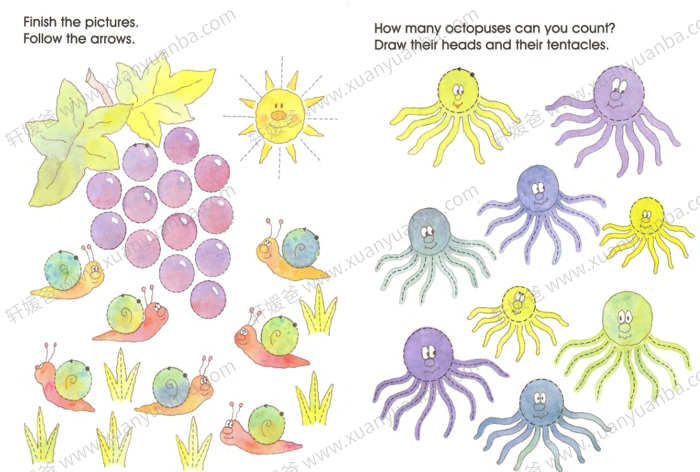 《控笔练习 Begin to Write Book 1+2》发展和练习手写的基础知识练习册 PDF百度云网盘下载