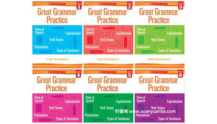 《Great Grammar Practice》1-6级全套小学语法练习册PDF 百度云网盘下载