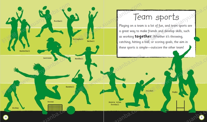 《DK体育百科全书》丰富的插画 学习各种体育知识 224页 PDF百度云网盘下载