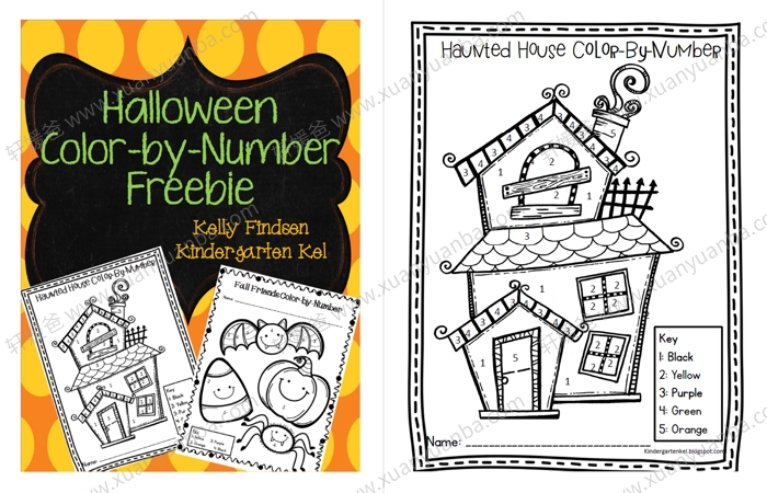 《万圣节主题素材资源包》活动手工练习+教师游戏互动课件PPT+DIY面具+绘本+视频 百度云网盘下载