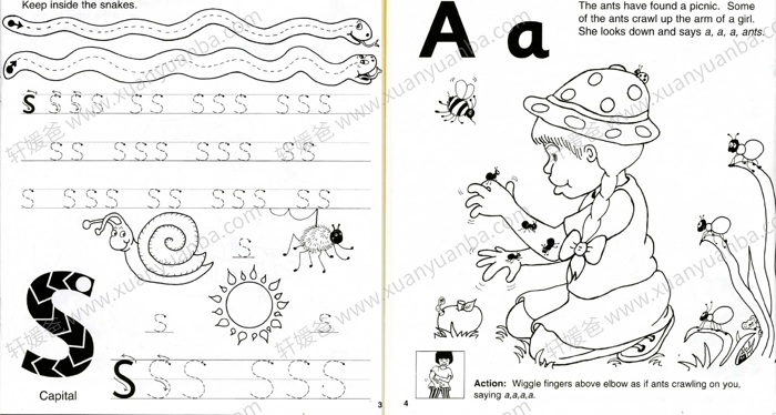 《Jolly Phonics Workbooks 1-7册》欢乐英语儿童自然拼读练习册 PDF 百度云网盘下载
