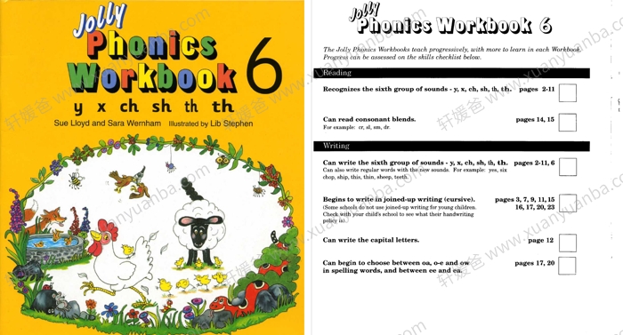 《Jolly Phonics Workbooks 1-7册》欢乐英语儿童自然拼读练习册 PDF 百度云网盘下载