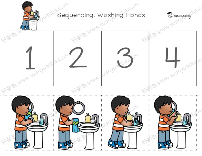 《阅读排序手工游戏练习纸4套》PDF 百度云网盘下载