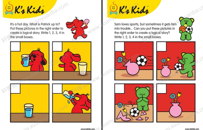 《阅读排序手工游戏练习纸4套》PDF 百度云网盘下载