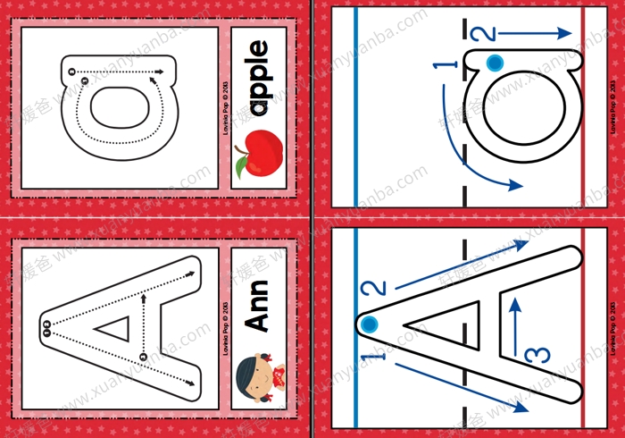 《回到学校每周一个字母系列》2200+页字母学习启蒙互动素材包 百度云网盘下载