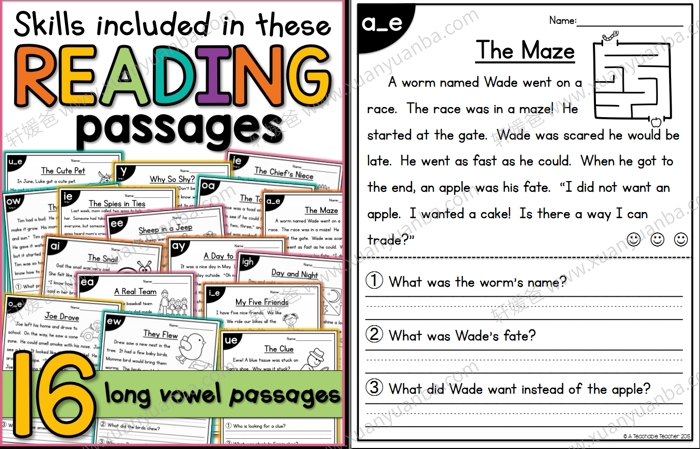 《All in One Bundle美英》Phonics自然拼读阅读短文专项练习 PDF百度云网盘下载