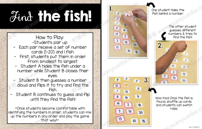 《Number Sense Activities》0-20英文数感游戏活动练习纸 PDF百度云网盘下载