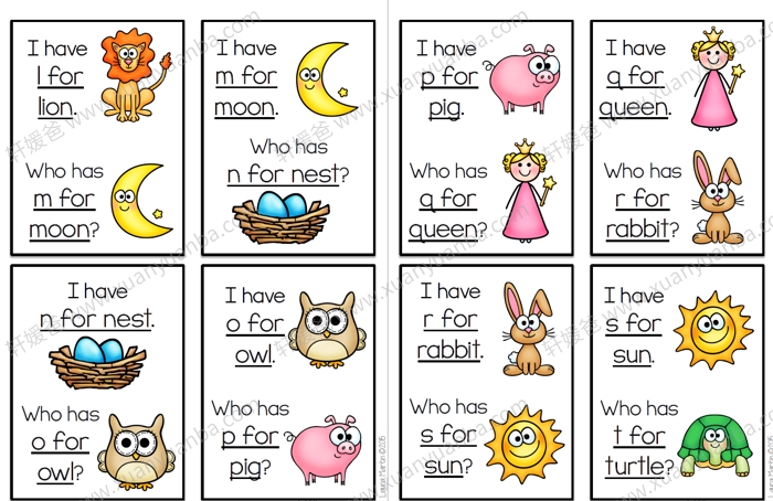 《I have，Who has》我有谁有 亲子桌游系列闪卡9册 PDF百度网盘下载