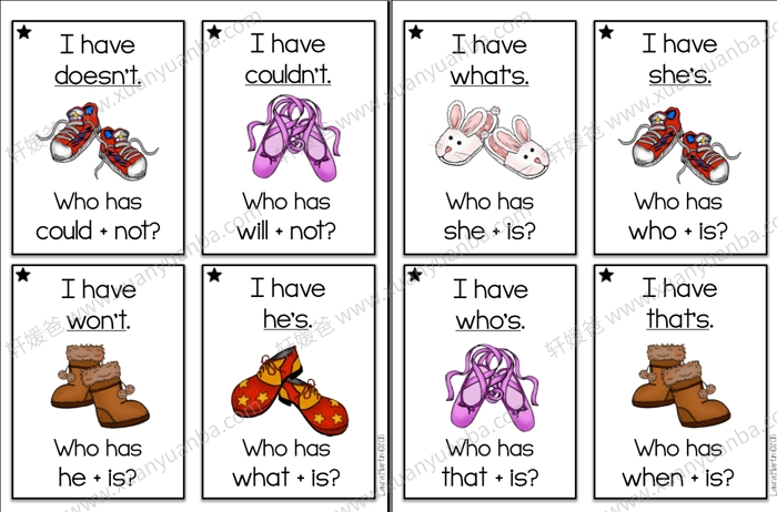 《I have，Who has》我有谁有 亲子桌游系列闪卡9册 PDF百度网盘下载