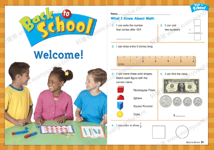 《Houghton Mifflin Math GK-G6》美国加州教材7级+3阅读绘本 PDF 百度云网盘下载
