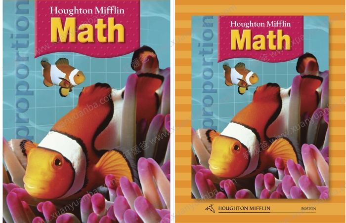 《Houghton Mifflin Math GK-G6》美国加州教材7级+3阅读绘本 PDF 百度云网盘下载
