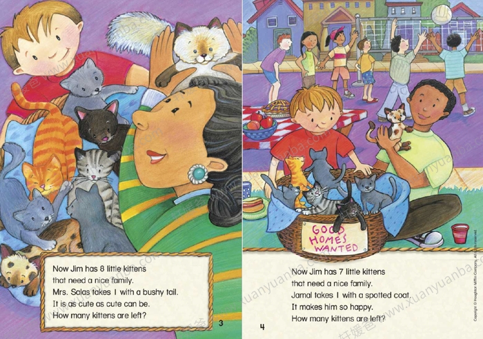 《Houghton Mifflin Math GK-G6》美国加州教材7级+3阅读绘本 PDF 百度云网盘下载