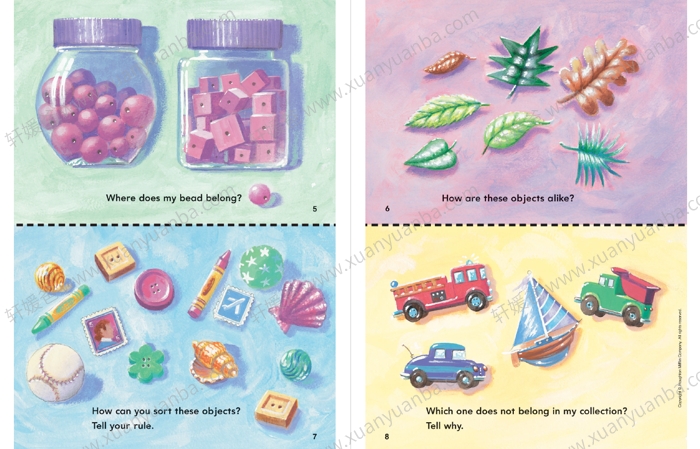 《Houghton Mifflin Math GK-G6》美国加州教材7级+3阅读绘本 PDF 百度云网盘下载